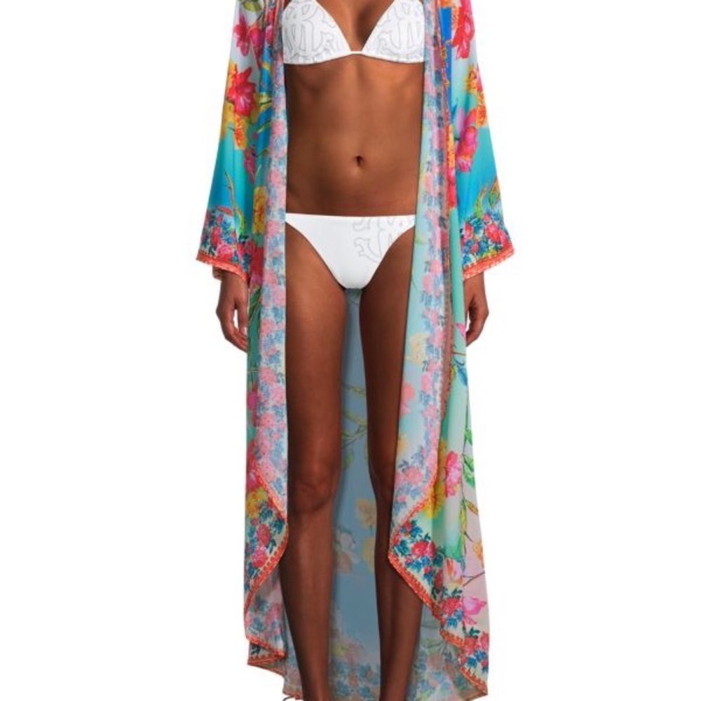 Ranees Beach embellished kimono